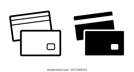 Creadit Card icon illustration vector design template