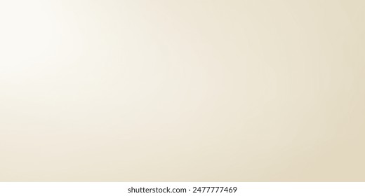 Cream background. Abstract beige background. Banner for advertise product on website. Space for text. Vector illustration.