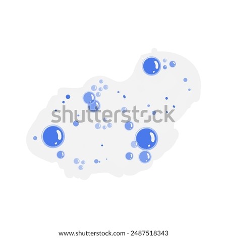cream bath soap foam cartoon. y laundry, splash froth, mousse suds cream bath soap foam sign. isolated symbol vector illustration