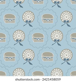 Cream .Blue,Beige colours natural colour ,seamless pattern ,prints background