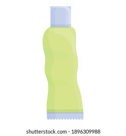 Cream bottle icon. Cartoon of cream bottle vector icon for web design isolated on white background
