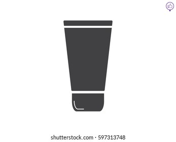 cream bottle, icon, vector illustration eps10