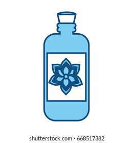 Cream bottle isolated