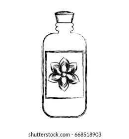 Cream bottle isolated