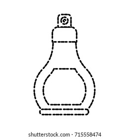Cream bottle isolated
