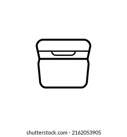 Plantilla de diseño de icono aislado de botella de crema