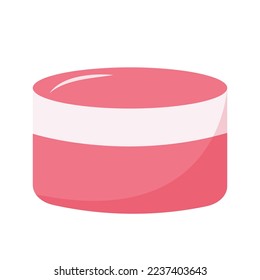 Cream bottle isolated on white background. Cosmetics tube for skin care and beauty.