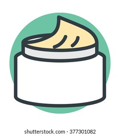 Cream Bottle Vector Icon