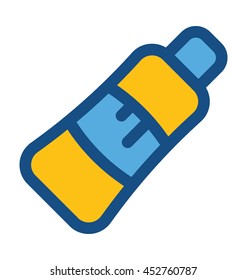 Cream Bottle Vector Icon