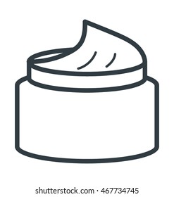Cream Bottle Vector Icon