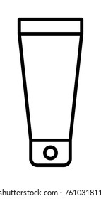 Cream Bottle vector icon