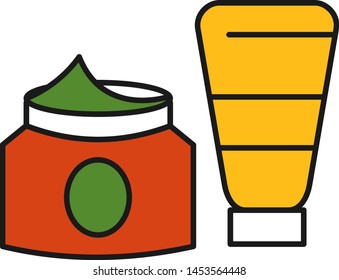 Cream Bottles icon for your project
