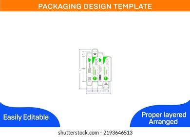 CREAM BOX PACKAGING DESIGN TEMPLATE FOR 10 g