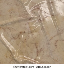 Cream or brown vector marble background with wrinkled texture