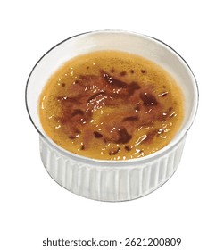 Creme Burylle gelado açúcar sobremesa