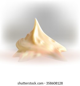 cream cake or ice cream vector