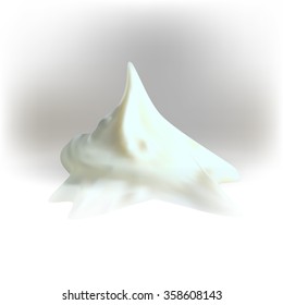 cream cake or ice cream vector