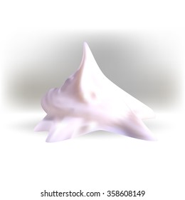 cream cake or ice cream vector
