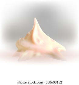 cream cake or ice cream vector