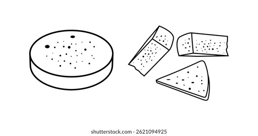 Cream Cake Shrimp Mussels Egg Milk Dining Pizza Sausage Food Icon Elements Clip Art