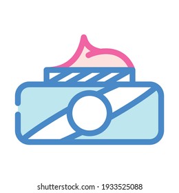 cream for callus treatment color icon vector. cream for callus treatment sign. isolated symbol illustration