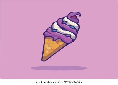 ıce cream and candy vector pink bacground colored