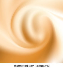 cream and caramel swirl background vector illustration