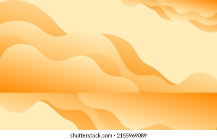 Vector de fondo de onda de color crema