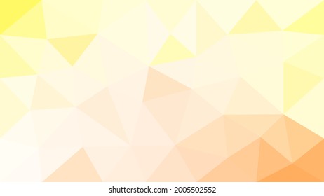 Cream colored polygonal mosaic vector background in 8k resolution