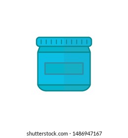 Cream Colorful Icon Vector Illustration Eps