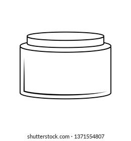 Cream container icon. Element of Beauty salon for mobile concept and web apps icon. Outline, thin line icon for website design and development, app development
