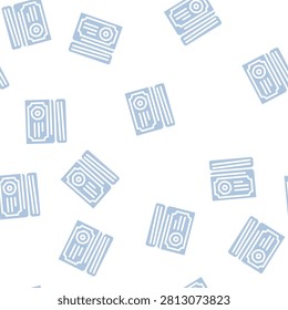 cream cucumber glyph vector seamless pattern. cream cucumber thin illustration