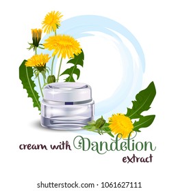 cream with dandelion extract