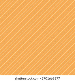 Listra diagonal de creme em um fundo amarelo alaranjado, vetor padrão sem costura perfeito para embalagem, papelaria, fundos da web e projetos de design modernos. Estilo quente e limpo.