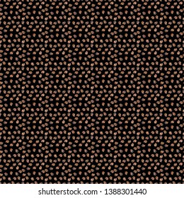 Cream. Endless pattern, black, white and brown background. Seamless pattern with sweet desserts. Wrapping paper. Vector illustration. Black, white and brown color.