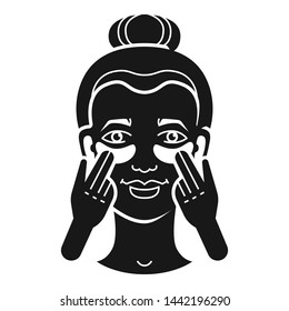 Cream face lift icon. Simple illustration of cream face lift vector icon for web design isolated on white background