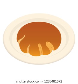Cream filled roll