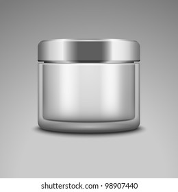 Cream, Gel Or Powder, Gray, Jar Can Cap Bottle
