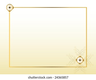 Cream gold background 2 - vector