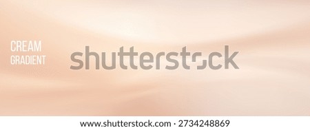 A cream gradation bg with plain nude and ivory tone in soft pastel texture and elegant pearl color. The cream gradation bg keeps plain warm beige calm mood.