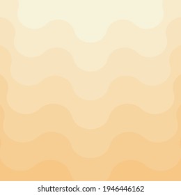 Cream gradient background. Organic shape. Abstract background. Vector geometric elements. Cream wave background. Cream wallpaper.