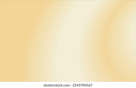 Cream gradient vector background. Abstract blurred wallpaper texture color. Template for banner, paper and poster.