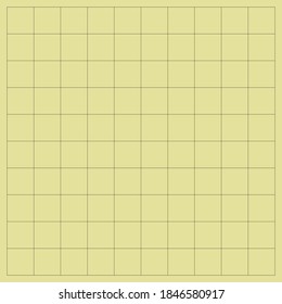 Graph-Papier mit schwarzen Linien, Quadrat