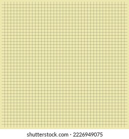 Cream graph paper with black lines, square