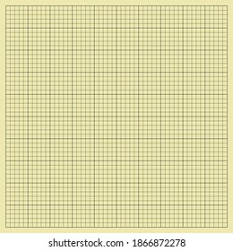 Cream graph paper with white lines, square