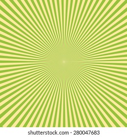 Cream and green Texture Background With Sunburst