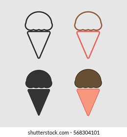 cream ice icon