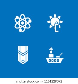 cream icon. 4 cream set with miscellaneous and sunblock vector icons for web and mobile app