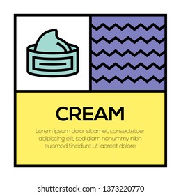 CREAM ICON CONCEPT