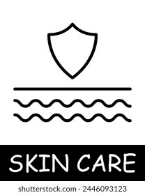 Cream icon. Essence of body care, health, and beauty, girl, woman, skin care, maquillage, simplicity, physical health, self confidence. Korean cosmetics, personal care concept.